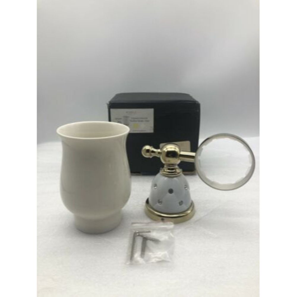 Home beauty Crystal Collection Single Glass Tumbler Holder